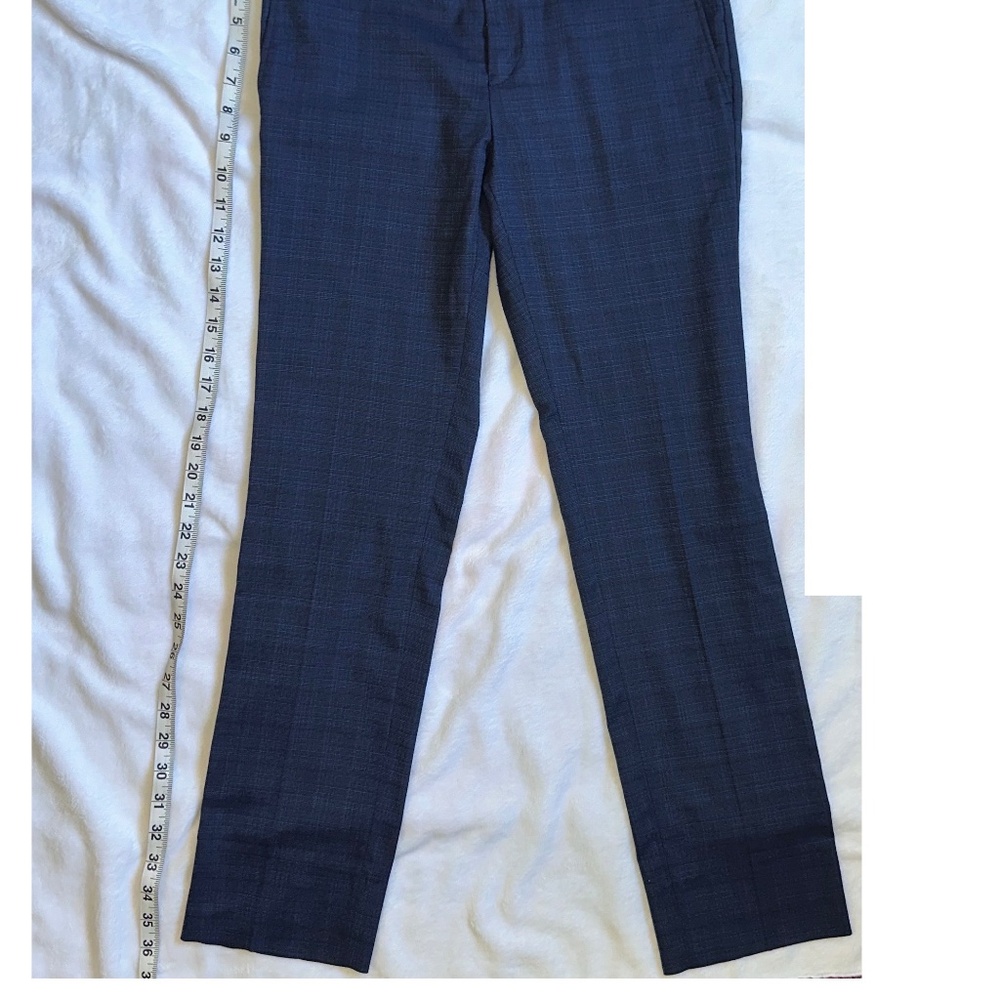 Andrew Marc Kids' Navy Plaid Suit Size 12 - Picture 13 of 16
